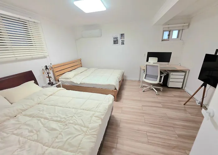 Вилла Shinpung 1st Floor 4 Minutes On Foot From Shinpung Station 5 Beds Free Parking Group And Business Trip